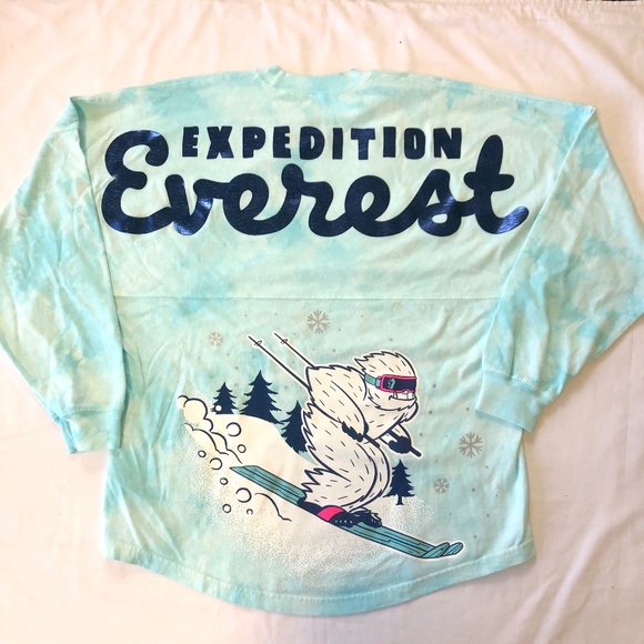 Disney Blue Expedition Everest Yeti Ski School Spirit Jersey Adult Size - NEW - Picture 1 of 5